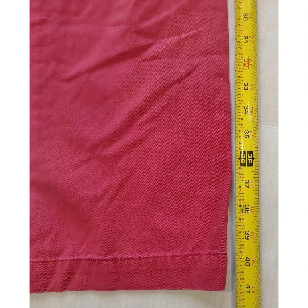 Banana Republic Pants Mens 38x32 Aiden Chino‎ Fit Salmon Pink Cotton A4
